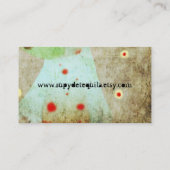 La belle dame des cheveux Carte de visite (Dos)