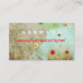 La belle dame des cheveux Carte de visite (Dos)