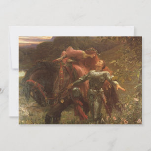 La Belle Dame sans Merci door Frank Dicksee Huweli Save The Date