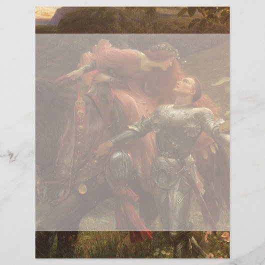 La Belle Dame sans Merci door Sir Frank Dicksee (Voorkant)