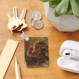 La Belle Dame sans Merci door Sir Frank Dicksee Sleutelhanger