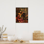 La Belle Dame sans Merci - John William Waterhouse Poster (Keuken)