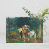 La Belle Dame Sans Merci | Walter Crane Kaart (Staand voorkant)