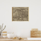 La Belle, de plaats van Thos Hornbrook Poster (Keuken)