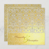 La Belle Epoch Wedding Invitations Kaart (Voorkant / Achterkant)