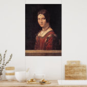 La belle Ferronière Poster (Keuken)