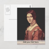 La belle ferronnière briefkaart (Voorkant / Achterkant)