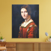 La Belle Ferronniere Canvas Afdruk (Insitu (Woonkamer))
