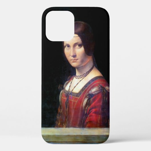 La Belle Ferronniere, Leonardo da Vinci Case-Mate iPhone Case (Achterkant)