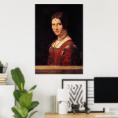 la belle ferronniere, Leonardo da Vinci Poster (Thuiskantoor)