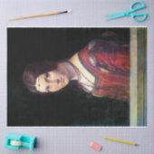 La Belle Ferronniere, Leonardo da Vinci Tissuepapier (Craft)