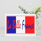 La Belle France - Invitation de la Fête à thème (Debout devant)