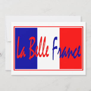 La Belle France - Invitation de la Fête à thème