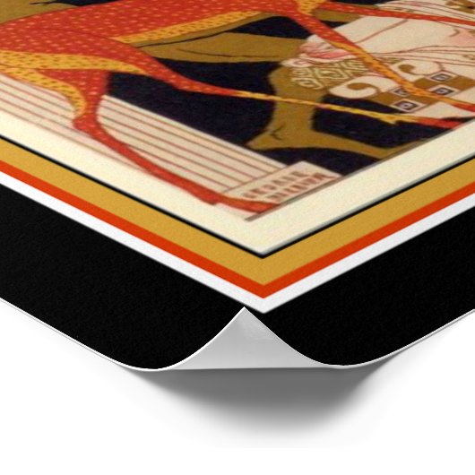 " La Belle Helene" 1922 Art Déco 16 x 20 (Coin)