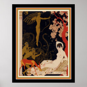 "La Belle Helene" 1922 Art Deco 16 x 20 Poster