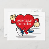 La belle-mère en formation Carte postale (Devant / Derrière)