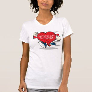 La belle-mère en T-shirt d'instruction