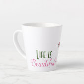 La belle vie du roi Protea Latte Mug (Angle gauche)