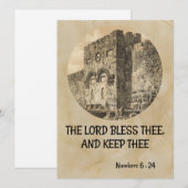 La Bénédiction sacerdotale sur une carte de Jérusa (Devant / Derrière)