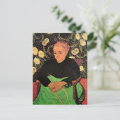 La Berceuse (Augustine Roulin) door Vincent van Go Briefkaart (Staand voorkant)
