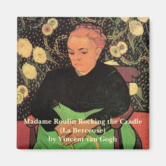La Berceuse (Augustine Roulin) door Vincent van Go Magneet (Voorkant)