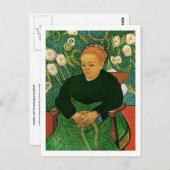 La Berceuse (Augustine Roulin), Vincent van Gogh Briefkaart (Voorkant / Achterkant)