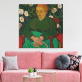 La Berceuse (Woman Rocking a Cradle- Augustine-Ali Canvas Afdruk (Insitu (Woonkamer))