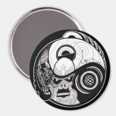 "La bête dans" Mandala Magnet (Recto/Verso)