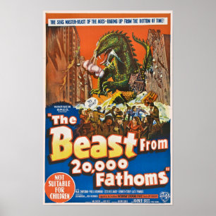La Bête de 20.000 Poster de Fathoms