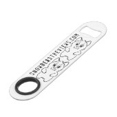 La bête de neige passe en revue l'ouvreur de (Devant angulaire)