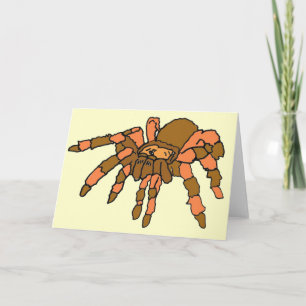 La BG cartes de salutation et de note d'araignée