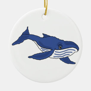 La BG ornement impressionnant de baleine bleue