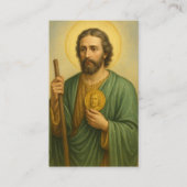 La Bible Catholique St. Jude Carte de prière de gu (Devant)