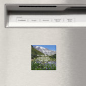 La Bible chrétienne Verse Magnet Mountain Design (In Situ (Lave-vaisselle))