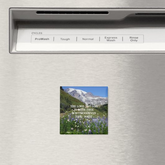 La Bible chrétienne Verse Magnet Mountain Design (In Situ (Lave-vaisselle))