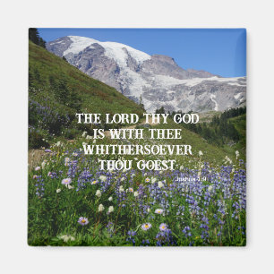 La Bible chrétienne Verse Magnet Mountain Design