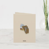 La Bible cite Jésus crucifix collier croisé (Dos)