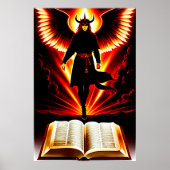 La Bible démoniaque | AI Art Poster (Devant)