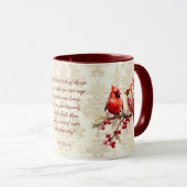 La Bible du cardinal Verse Mug - (Devant droit)