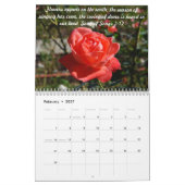 La bible rose exprime le calendrier en vers 2016 (Feb 2027)