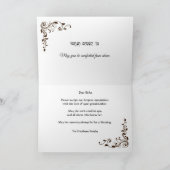 La Bible Verse Flourdissant Condoléances Carte de  (Intérieur)