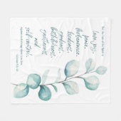 La Bible verse Galates polaire couverture (Devant (Horizontal))