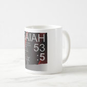 La Bible Verse Mug Day 5, ISAIAH 53:5 (Devant droit)