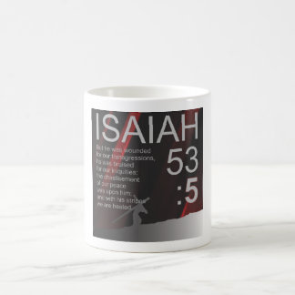 La Bible Verse Mug Day 5, ISAIAH 53:5