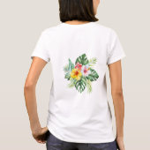La Bible Verse T-shirt Tropical Femmes chrétiennes (Dos)