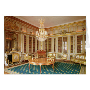 La bibliothèque de Louis XVI décorée en 1781