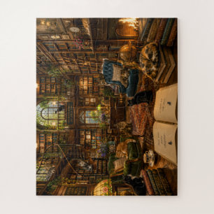 La bibliothèque des chats confortables - Puzzle