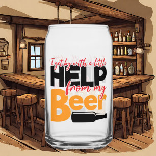La bière amusante aide à l'art du mot