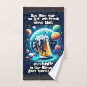 La Bière dans la tête (Serviette à main)