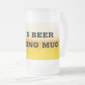 La bière de papa boit de la Mug Verre Frosted Bièr (Devant droit)